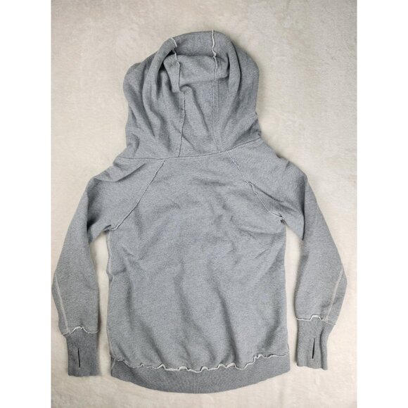 Lululemon Athletica Women’s Effortless Hoodie Gray Drawstring Sweatshirt 8 - Picture 4 of 11